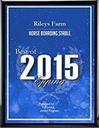 Best Horse Boarding award for 2015